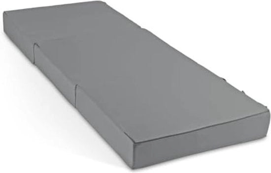 Matrimoniale - Matrassone per Campeggio - Unico - Grigio - Adulti (75 x 195 x 15 cm)