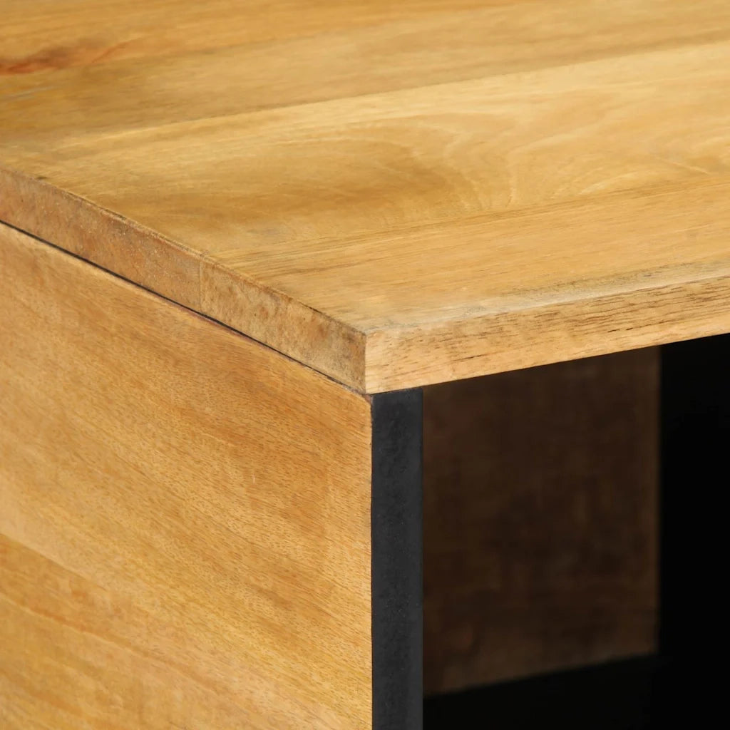Tavolino da Salotto-Tavolino da soggiorno-Tavolo Marrone 80x50x40 cm Legno Massello di Mango 643185