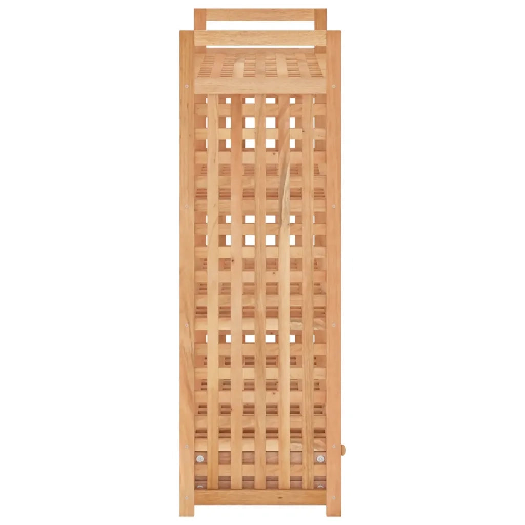 Scarpiera con Cassetto-Scaffale per scarpe 70x27x81 cm Legno Massello di Noce