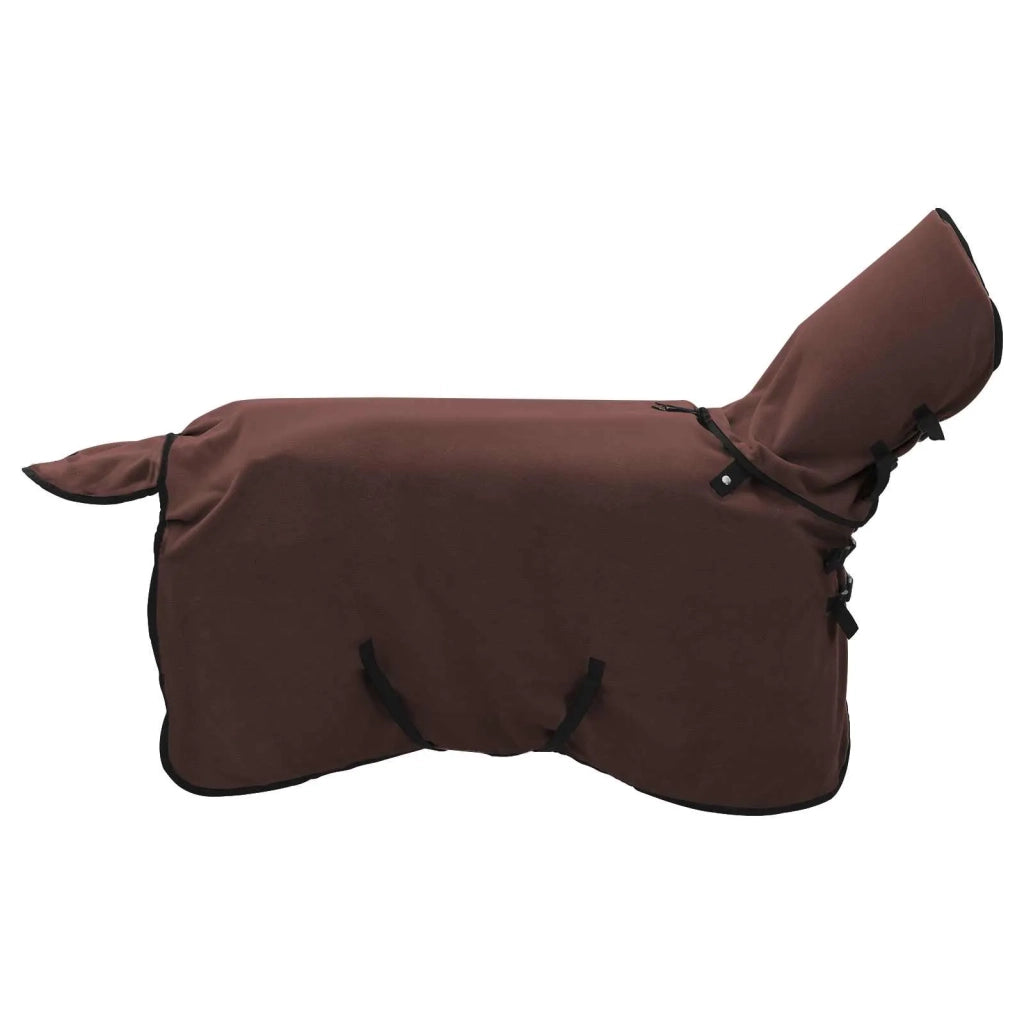 Coperta per Cavalli Marrone Scuro Completo 115 cm Poliestere CFW1734541