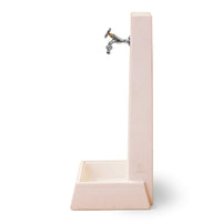 Fontana da Giardino Senza Rubinetto in Cemento Granulato di Marmo Oslo Rosa antico