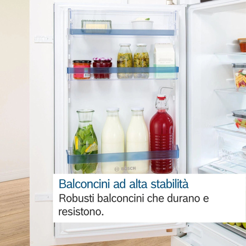 Bosch Serie 4 KIR41VFE0 frigorifero Da incasso 204 L E Bianco