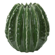 Vaso Decorativo VKH820, Verde, Ceramica, 23,5x23,5x24,5 cm