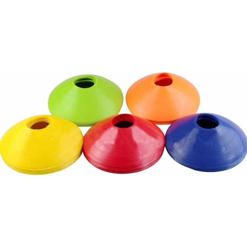 Trade Shop - Confezione Da 10 Pezzi Coni A Disco Per Il Calcio Basket Agility Formazione -