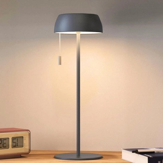 Lampada da Tavolo a LED senza Filo con Batteria - Bianco Caldo 2700K - Lampada da Notte per Camera da Letto - Esterno - Giardino - Terrazza - Hotel