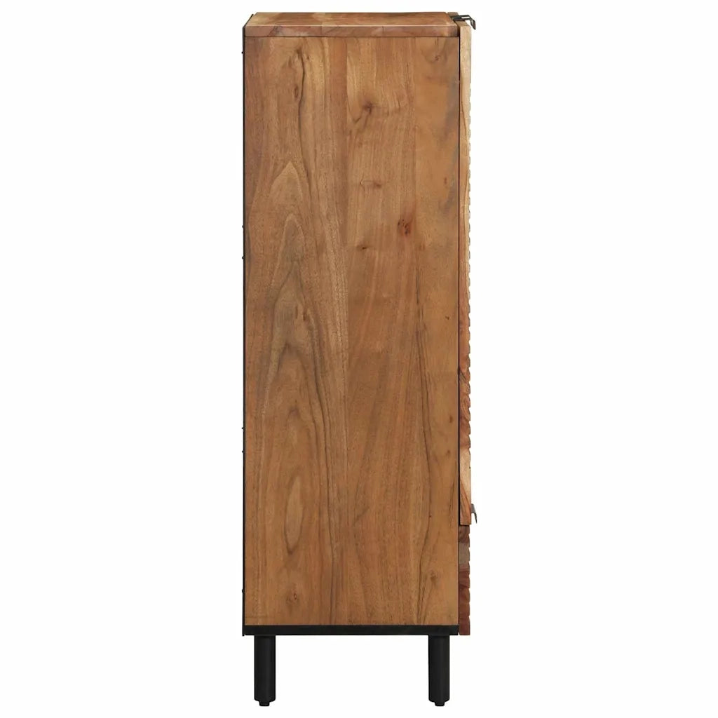 Credenza Naturale 60 x 33,5 x 100 cm Legno di Acacia Massello 4017786