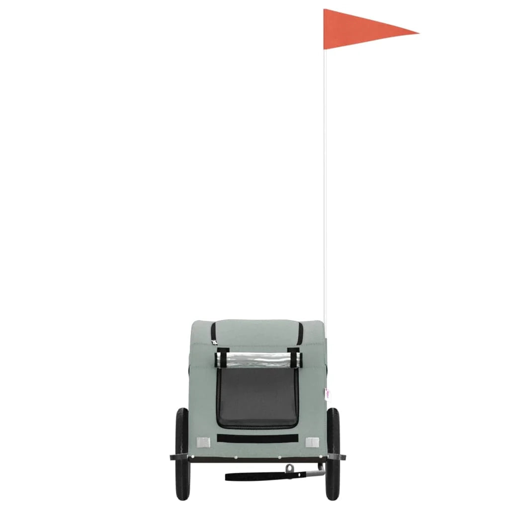 Rimorchio/carrello per animali domestici grigio 02_0044208