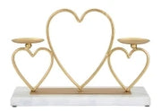 Portacandele Hearts cm cm 30X9X20