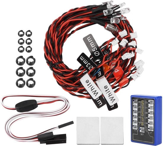 Regolatore a distanza per illuminazione simulata - Compatibile con HSP CC01 - Installazione facile - Leggero - Consumo energetico basso - Vari modelli di lampeggiamento - Set di illuminazione