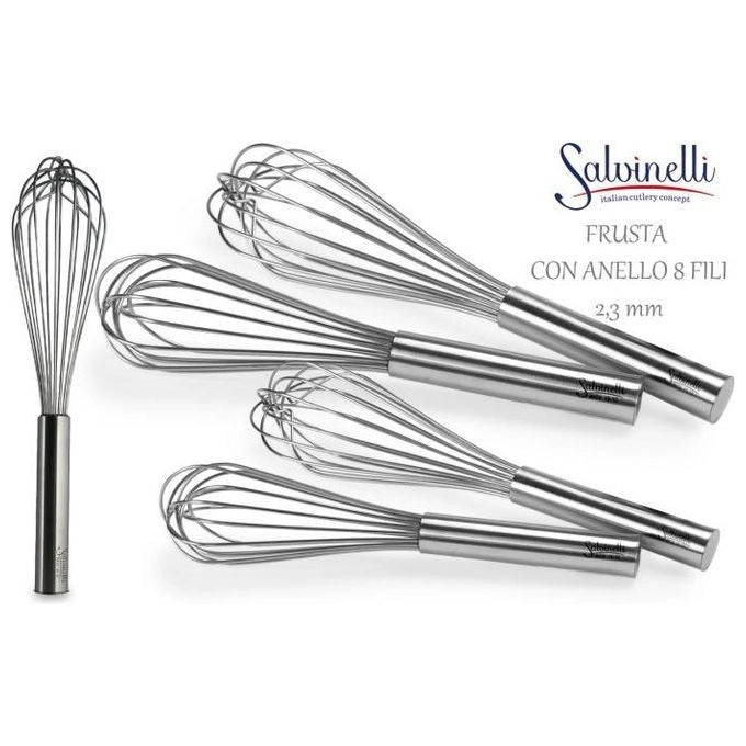 Ilsa Frusta professionale da cucina 8 fili acciaio inox 18-10 35 cm spessore filo 2.3 mm