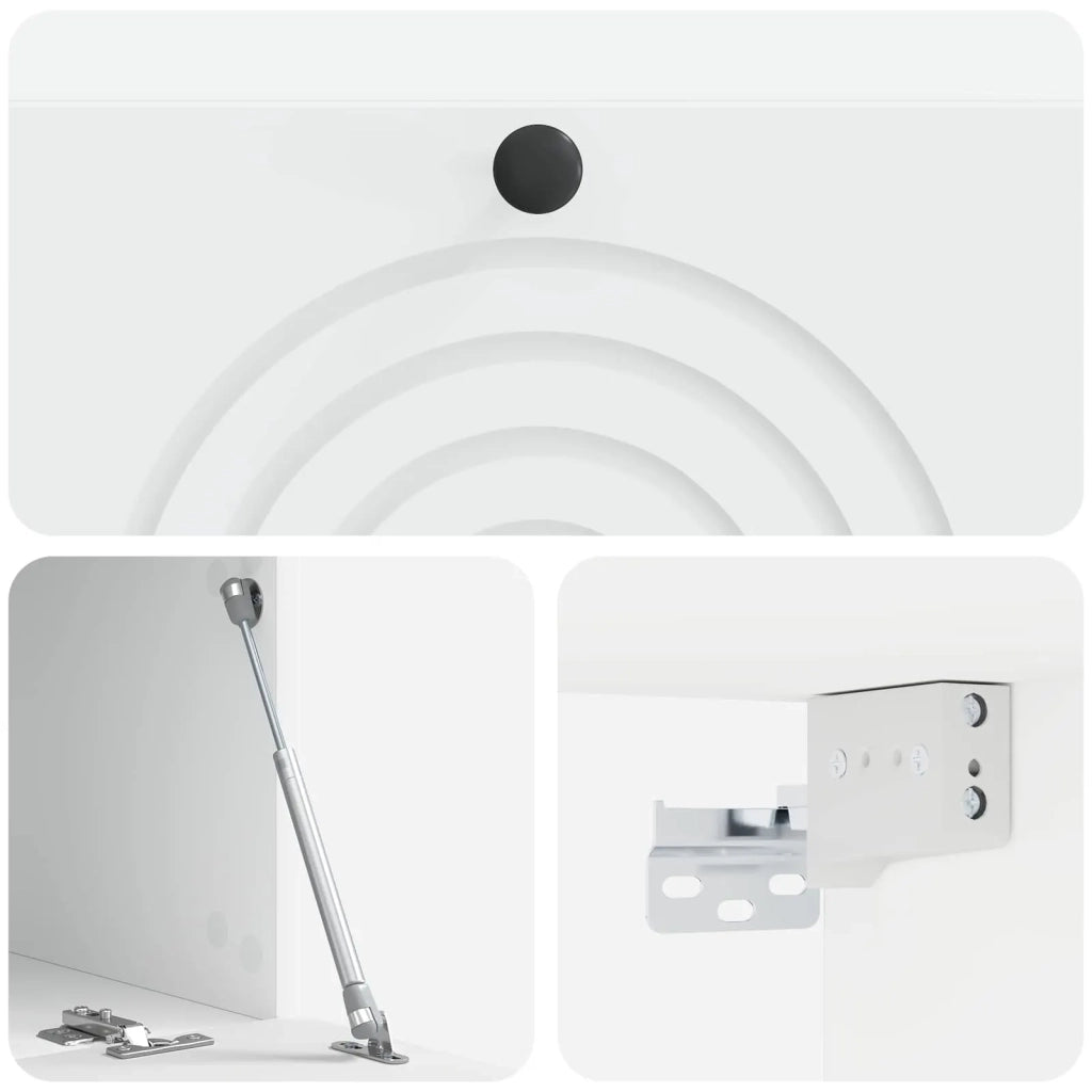 Mobile Porta TV da Muro Bianco 78,5 x 41 x 30 cm 898175