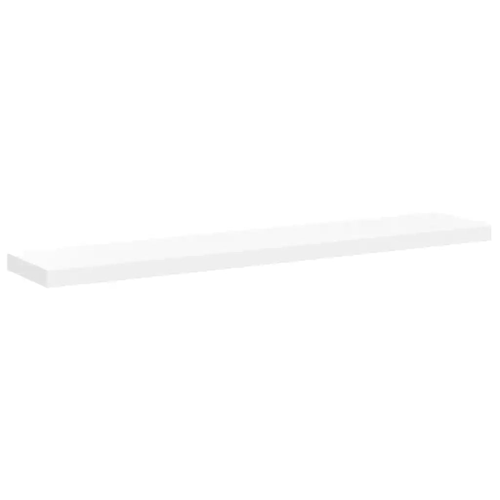 Scaffali a Parete 2 pz Bianchi 120x23,5x3,8 cm in MDF cod mxl 33440