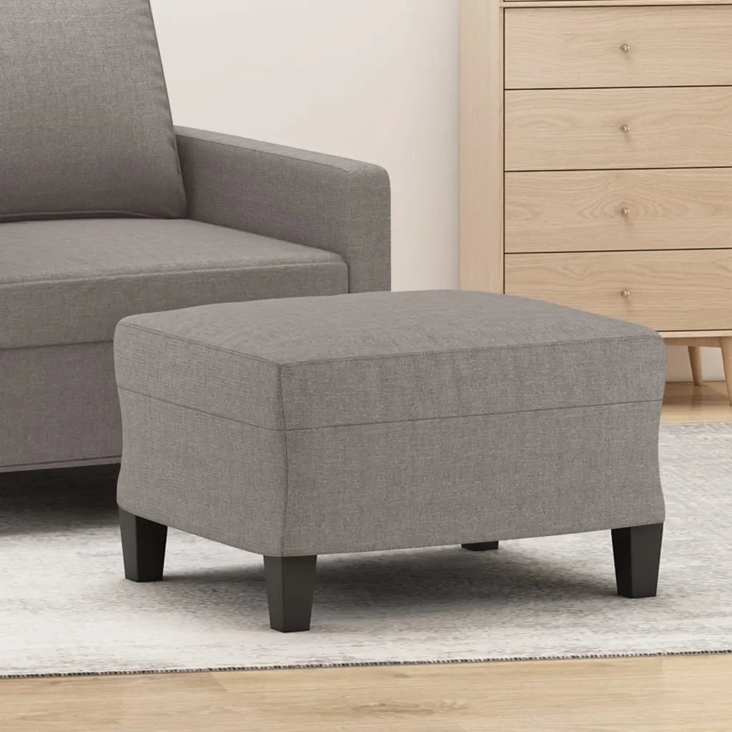 Poggiapiedi Tortora 60x50x41 cm in Tessuto cod mxl 68980