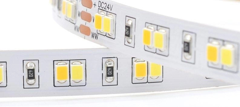 STRIP LED 2835 DC24V IN KAPTON 120 LED PER MT 26W PER MT 2652LM PER MT CCT 1X500CM