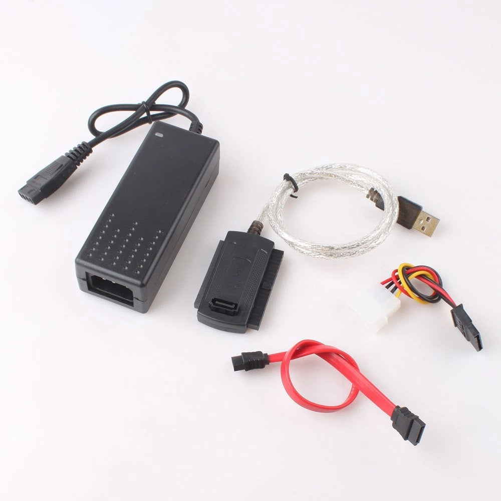 Trade Shop - Cavo Adattatore Ide Sata Usb 2.0 Supporta Hd Hard Dsik 2.5 3.5 Alimentatore -