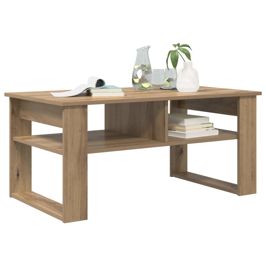 Tavolino da salotto | Tavolino da caff¨¨ | Tavolino da Soggiorno Rovere artigianale 96 x 54 x 44 cm