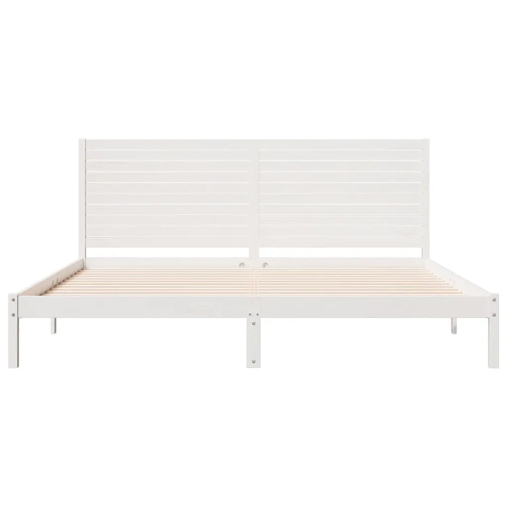 Giroletto Extra Lungo senza Materasso Bianco 200x220cm Massello 3309320