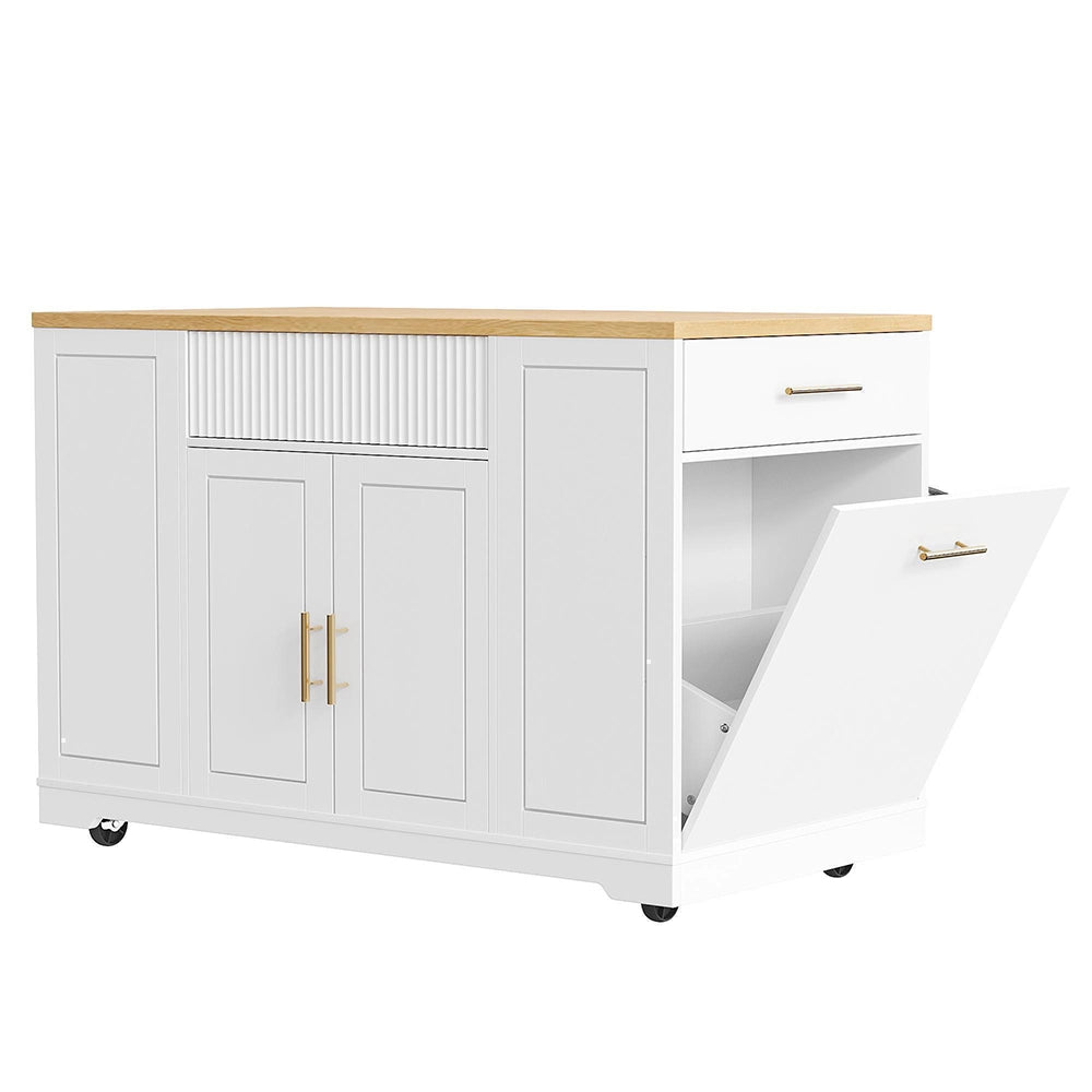 Isola cucina con pattumiera - Xylo - 120x50x92cm mobile