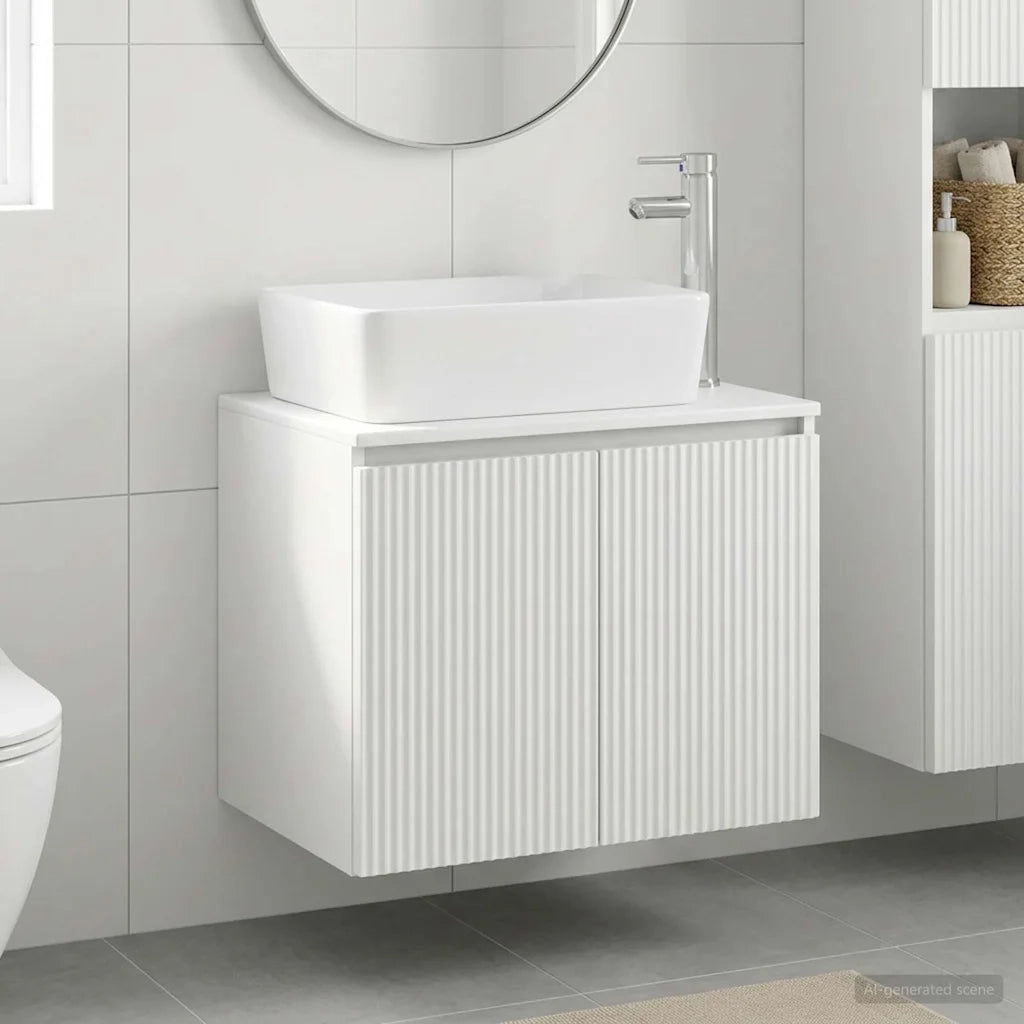 Set di mobili per il bagno Bianco Legno ingegnerizzato 3404330