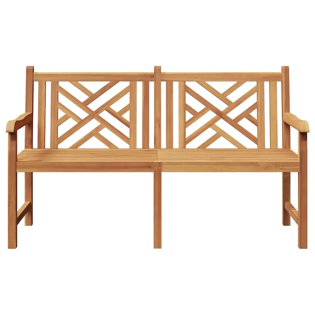 vidaXL Panchina da giardino Marrone 150 x 60 x 90 cm