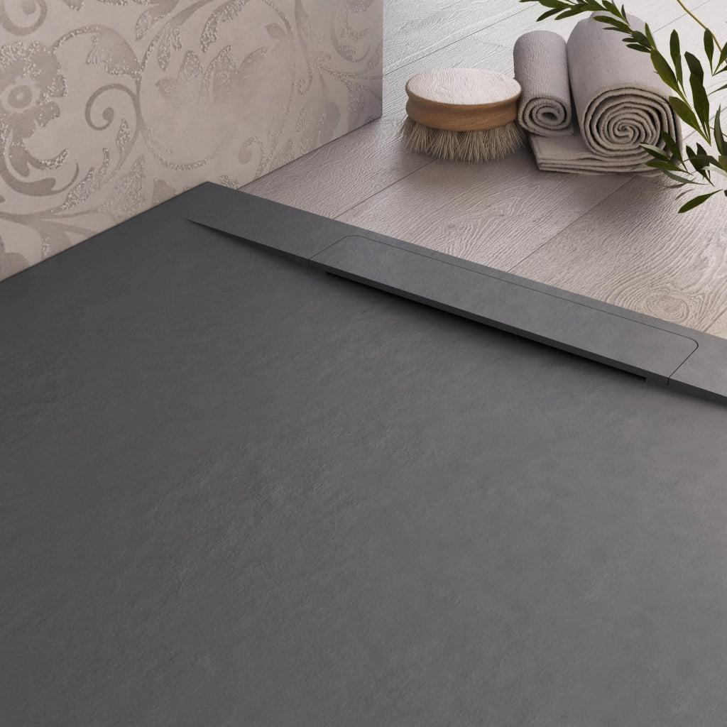 Piatto Doccia in Pietra 70x140 cm Bonussi Ardesia Calcutta Antracite