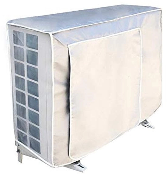 Copertura protettiva per aria condizionata - acqua, polvere e UV resistente - freddo resistente - dimensioni 72 x 26 x 57 cm - materiale Oxford argentato