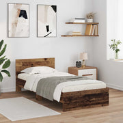 Letto con LED Legno antico 80 x 200 cm Legno ingegnerizzato 8008994
