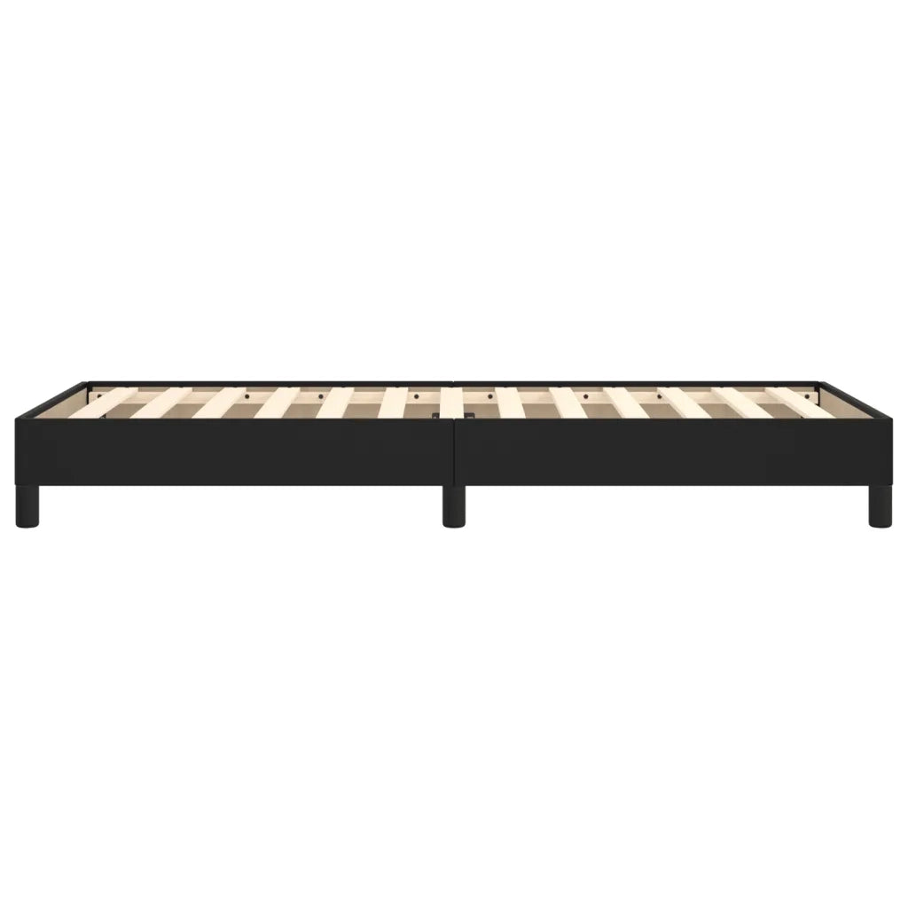 Giroletto-Struttura Letto Nero 80x200 cm in Similpelle 333464