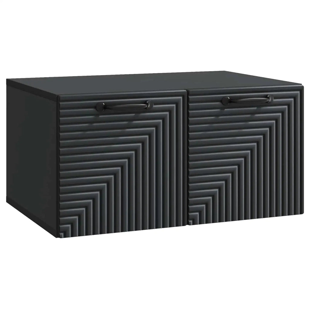 Mobile Porta TV da Muro Nero 59,5 x 41 x 30 cm 898676