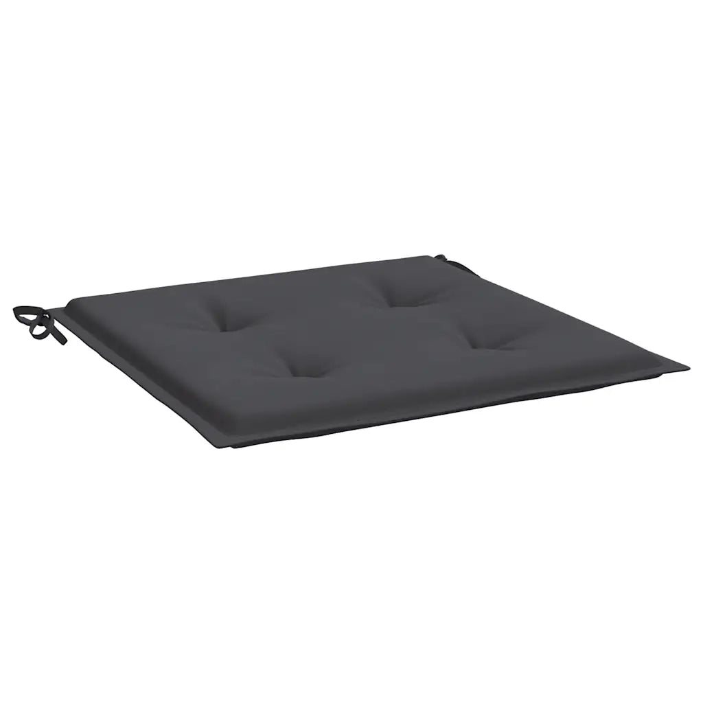 Cuscini per Sedia 4 pz Antracite 50x50x4 cm in Tessuto Oxford