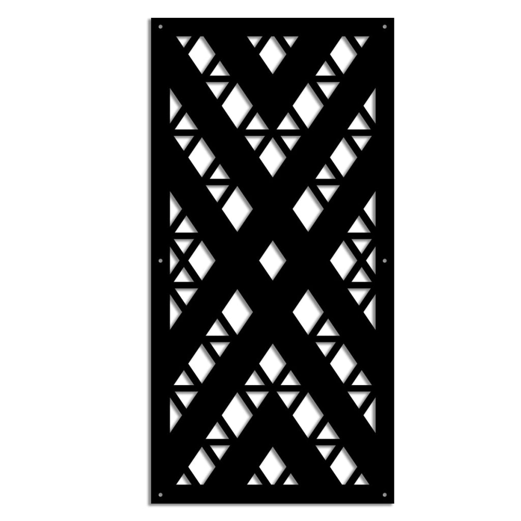 XSPIDER - Pannello in PVC traforato - Parasole Colore: nero, Misura: 73x148 cm