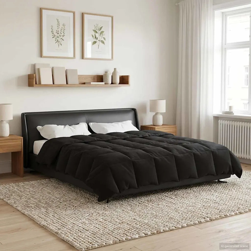 Piumone Completo Annuale 240 x 220 cm 4 stagioni Nero 42026022