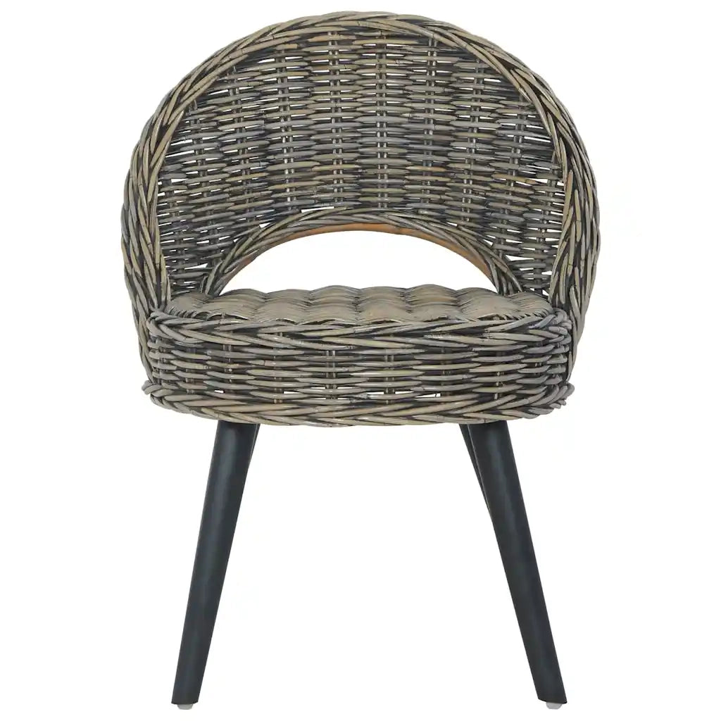 Poltrona | Sedia Relax in Rattan Kubu Nero