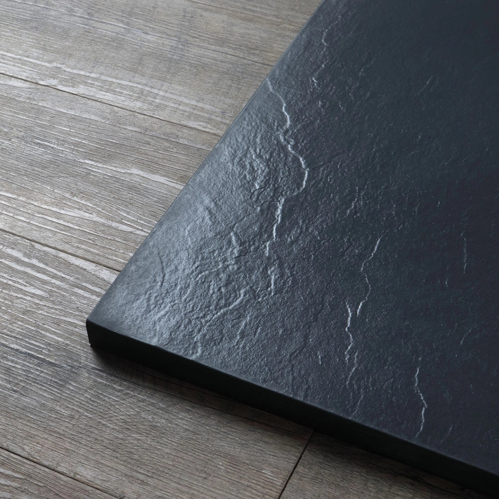 Piatto doccia 100x80 cm in resina antracite