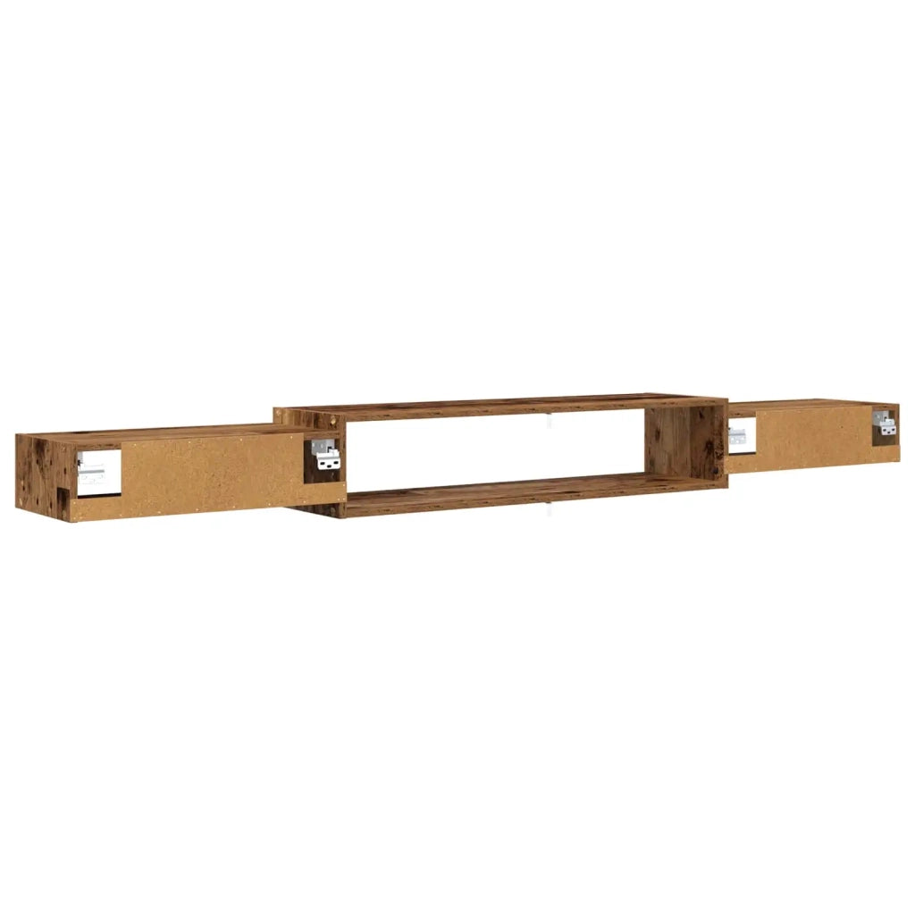 Mobile TV da Parete A parete Legno antico 220 x 28 x 21 cm 8006019