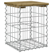 Panchina da Giardino | Panca da Giardino Design Gabbione 33x31x42 cm Pino Impregnato