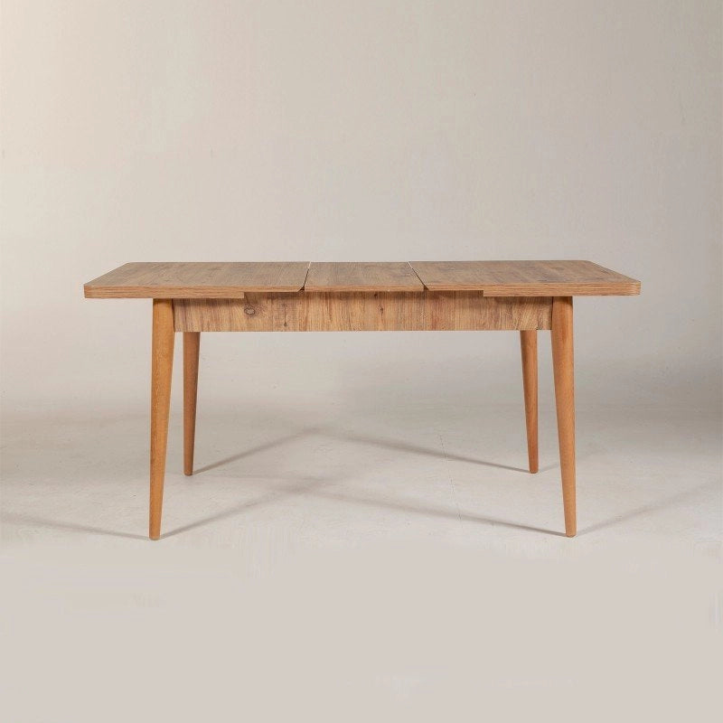 Dschubba, Tavolo Allungabile Allungabile, 80x165x75h cm Marrone Quercia