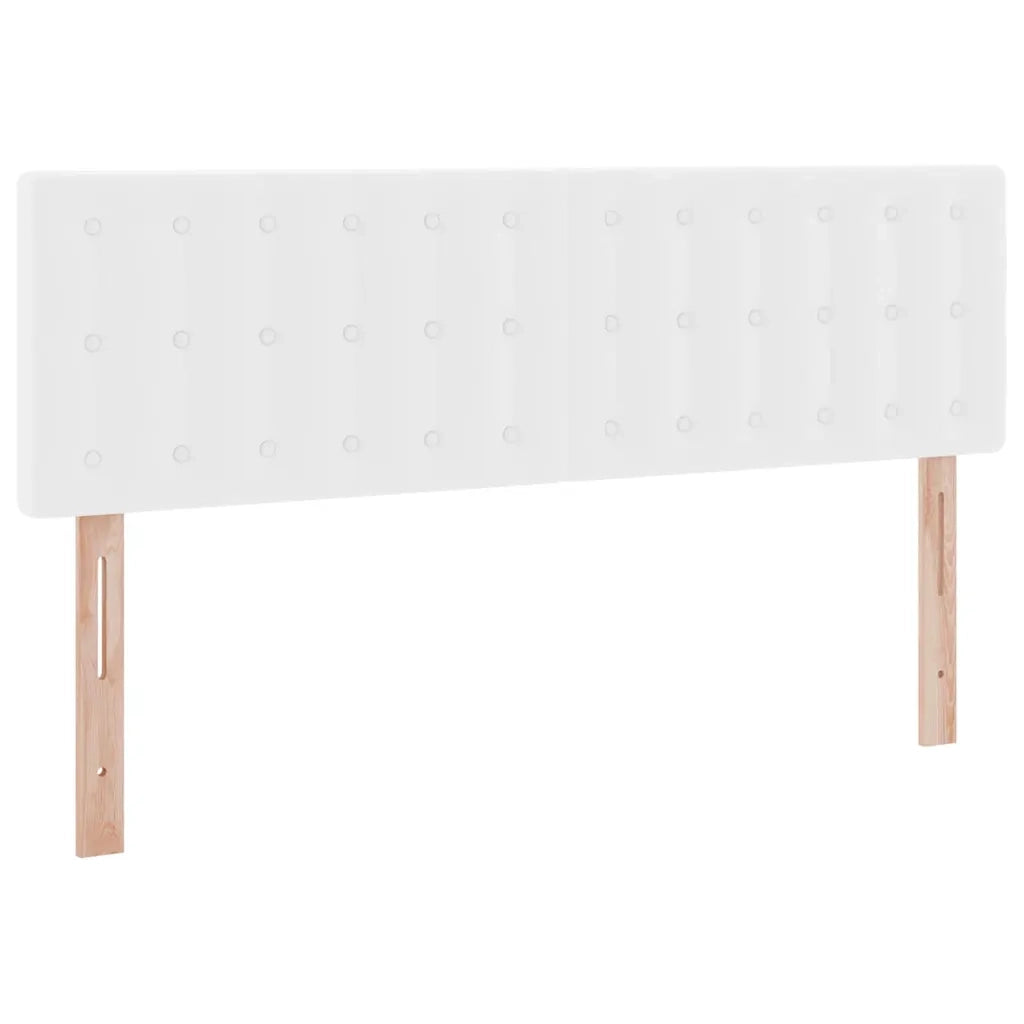 Letto con contenitore e materasso Bianco Puro 140 x 200 cm