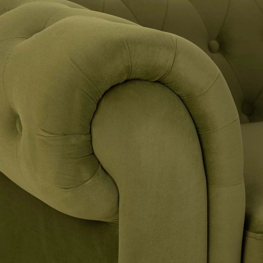 Poltrona verde 110x81x77h cm