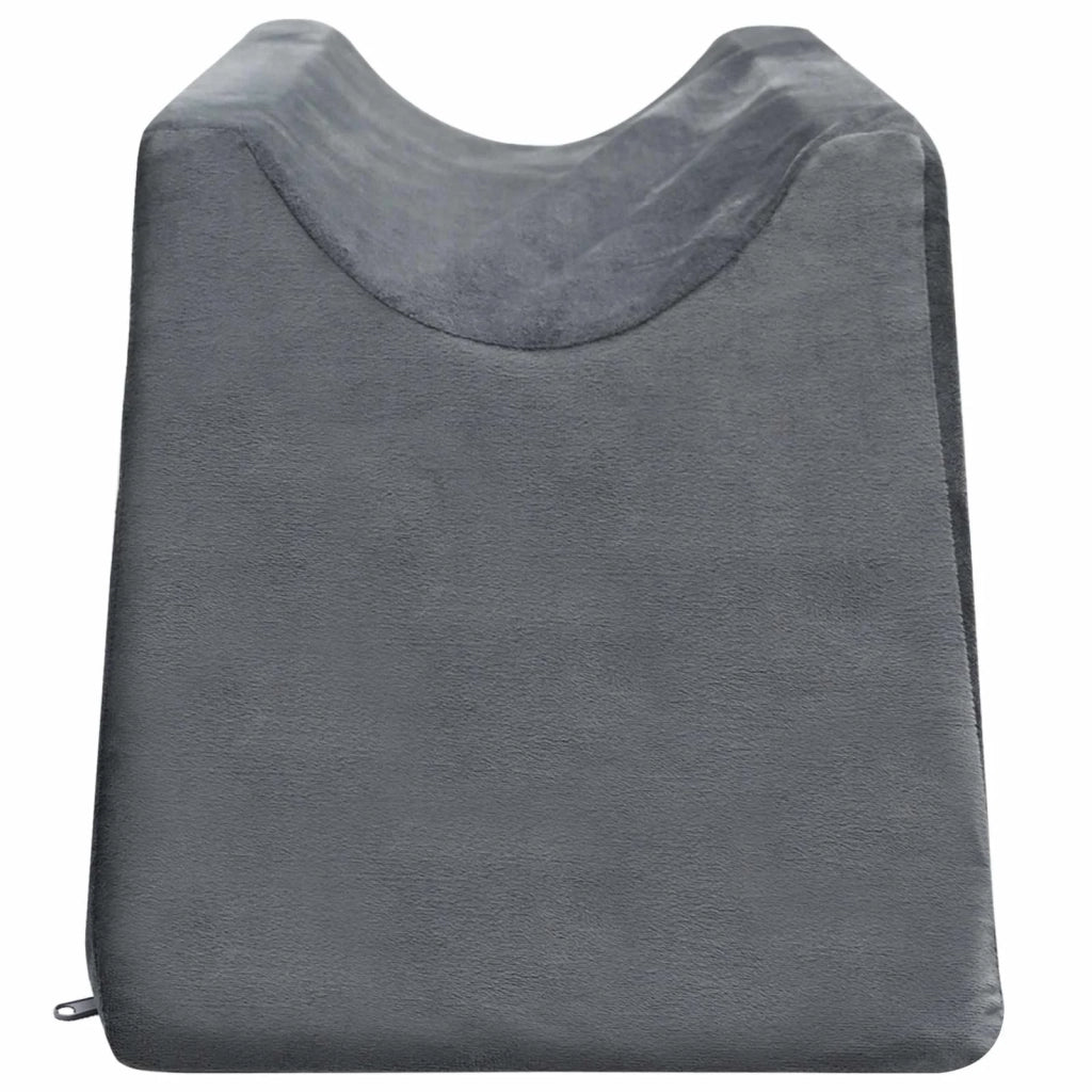 Cuscino per Gambe Grigio 68 x 25 x 21,5 cm Schiuma PU 42020193