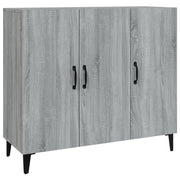 Buffet credenza cassettiera armadio mobile contenitore organizer cucina soggiorno Sonoma 90 x 34 x 80 cm legno ingegnerizzato grigio 02_0036553