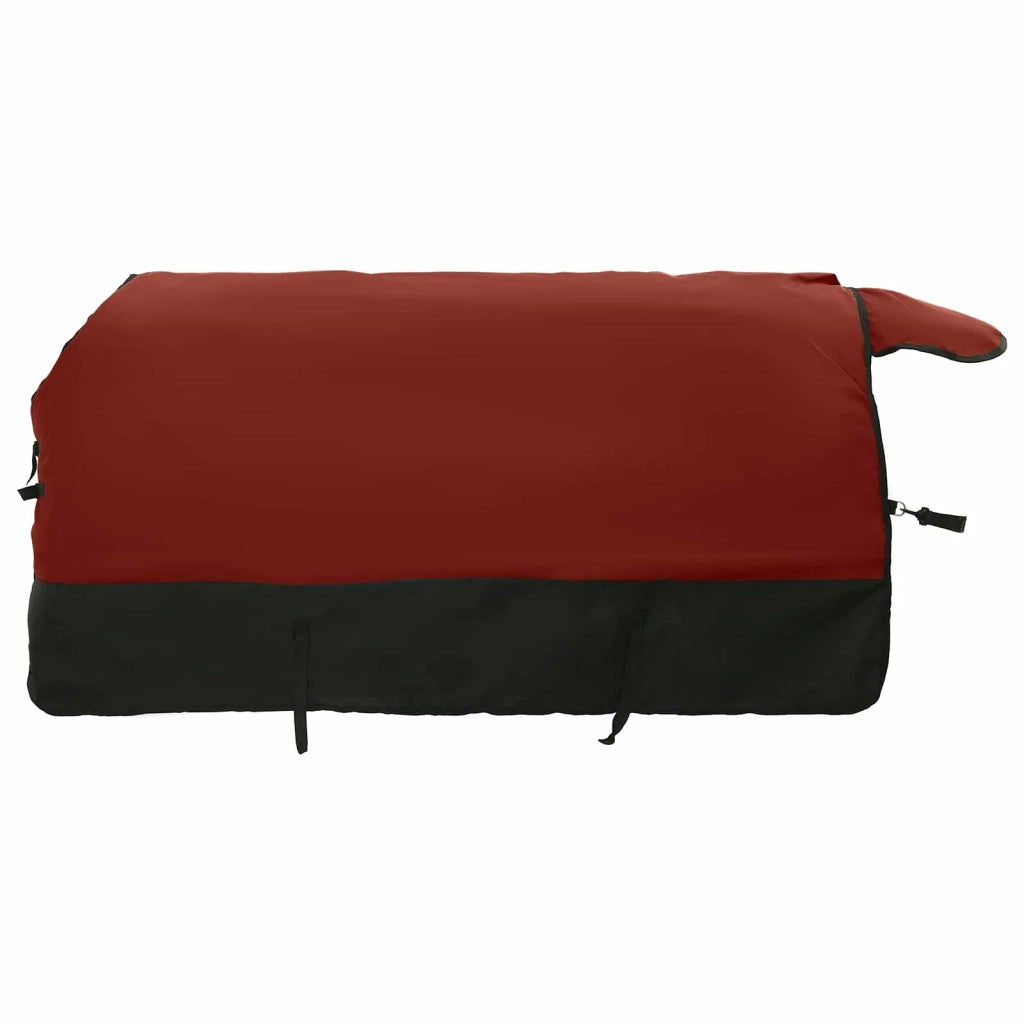 Coperta per Cavalli Verde Scuro e Nero 115 cm Poliestere CFW3734713