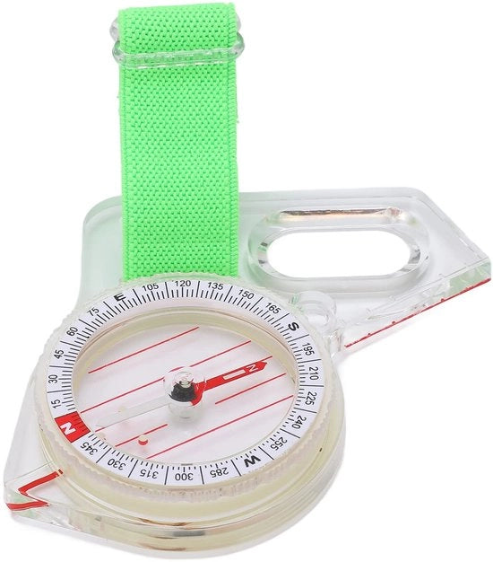 Compasso orientativo shockresistente - acqua resistente - portatile - display luminoso - regolazione della bussola rapida - acrilico duraturo - compasso da esterno sportivo