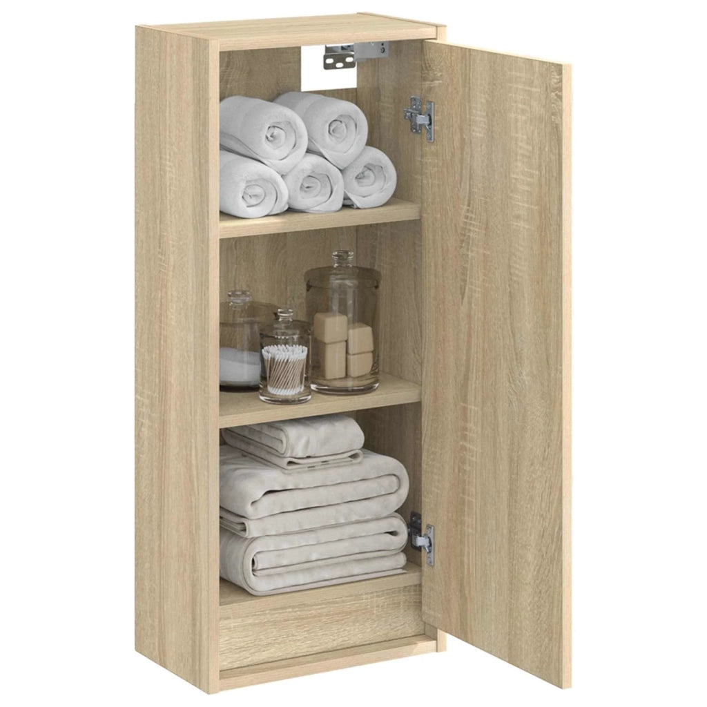 Mobile lavabo da parete Rovere Sonoma 35 x 20 x 81 cm 890762