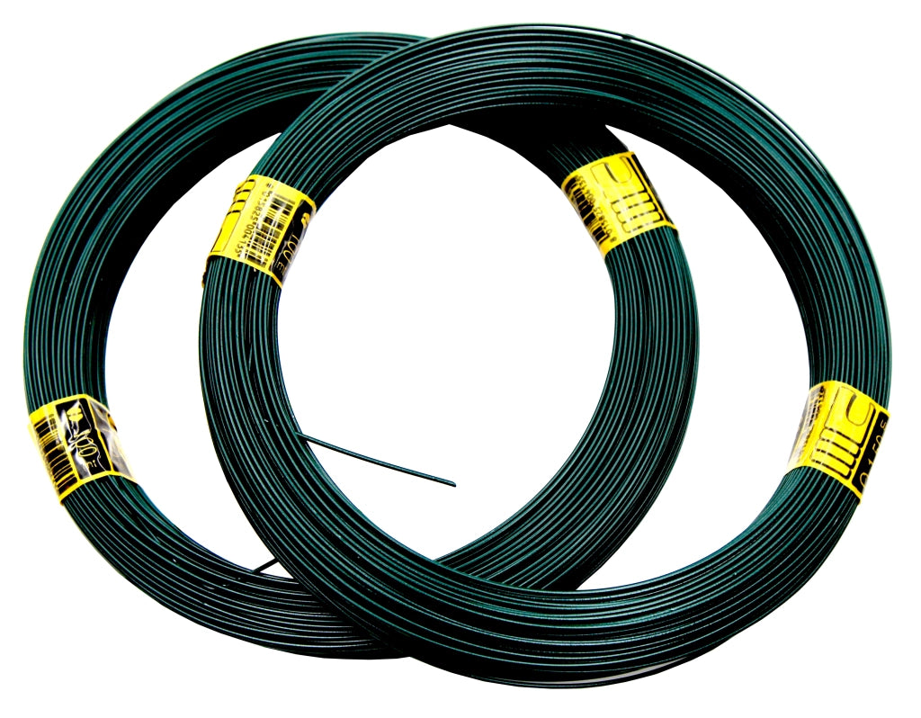 FILO LEGATURA PLASTICATO D 1,0-1,5MM 100 M VERDE- 25,0 rotoli