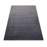 Tappeto in peluche grigio scuro  160x220 cm