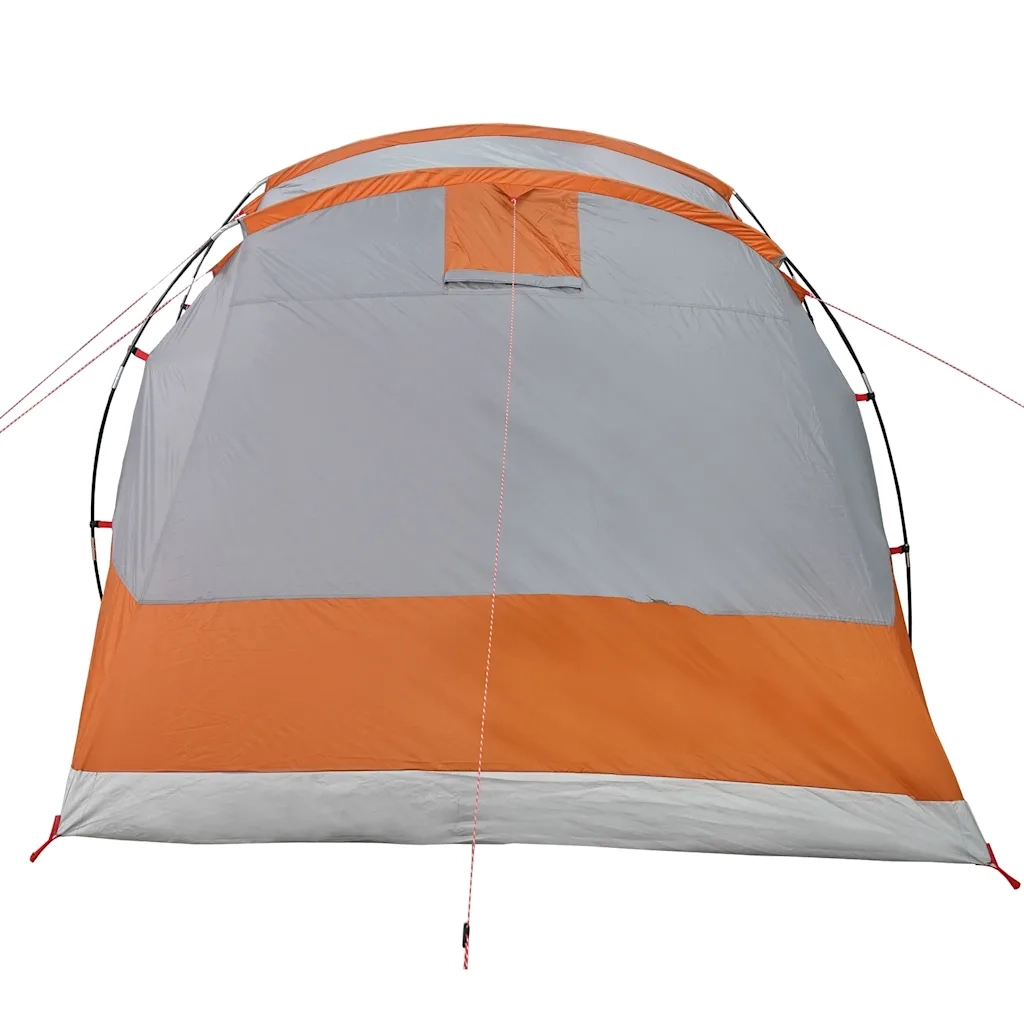 Tenda Familiare a Tunnel per 6 Persone Grigia Impermeabile 4009418