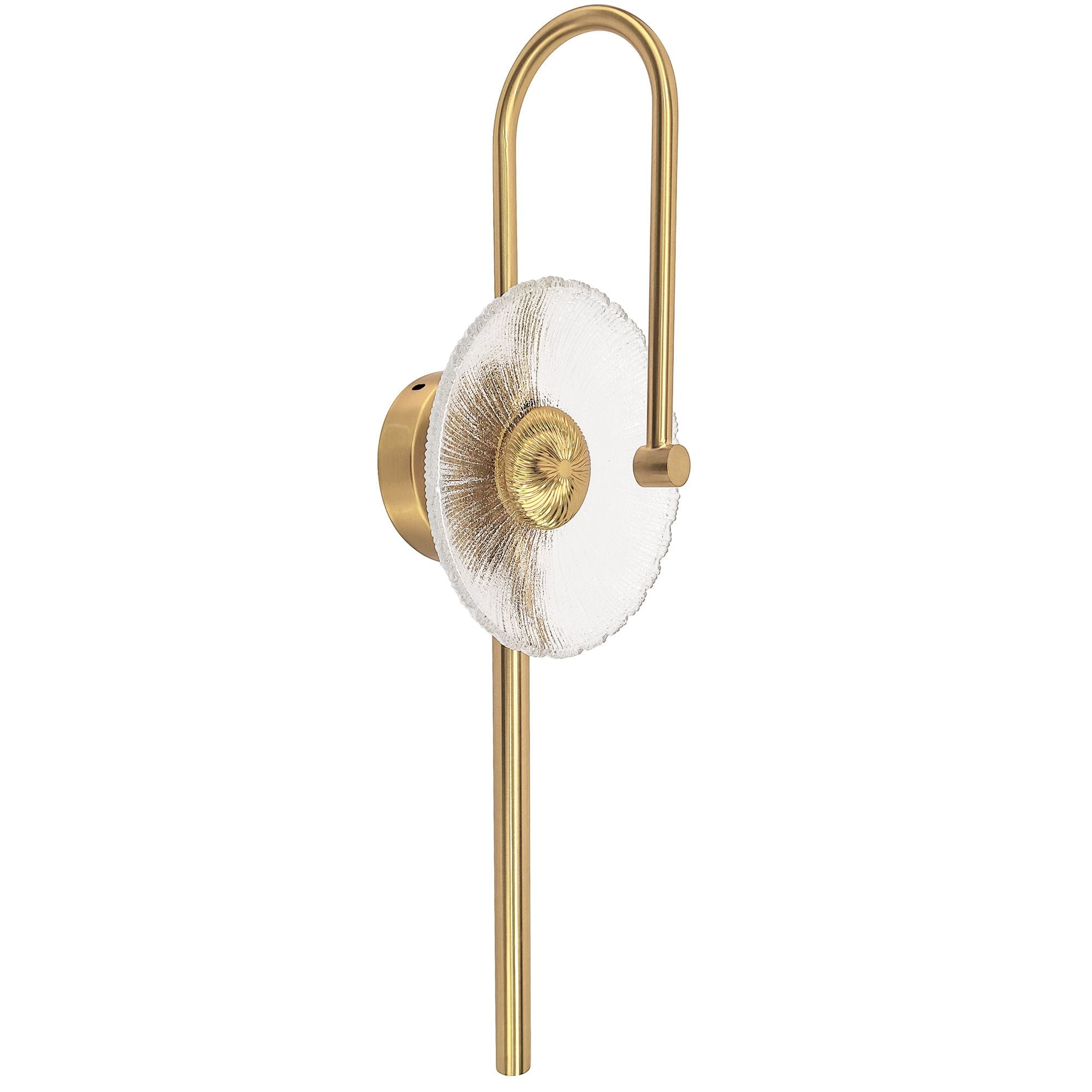 Applique Da Parete Led Lhj072-w Brush Gold