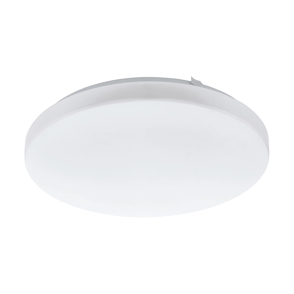 Plafoniera Moderna Frania Acciaio Bianco Led Integrato 14,6W