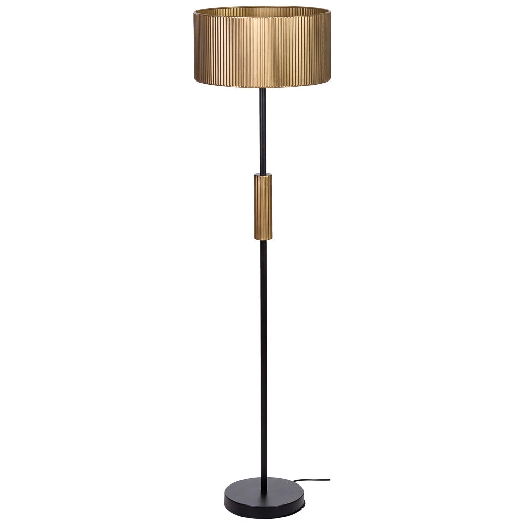 Lampada da terra in metallo 39,5x39,5x139/153h cm